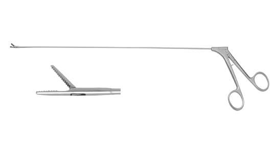Tracheal foreign-body foceps(crocodile-jaw)