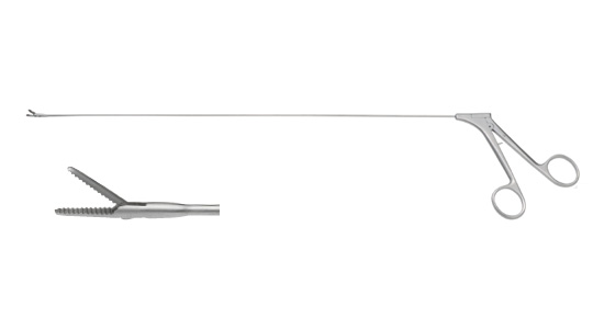 Tracheal foreign-body foceps(crocodile jaw)
