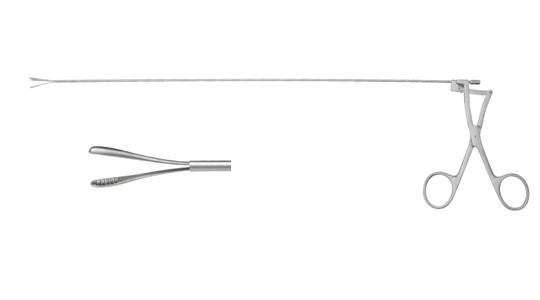 racheal foreign-body foceps(three jaws)